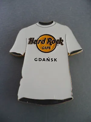 Buy Hard Rock Cafe Gdansk - Classic White Tee Shirt Logo Magnet ( No Bottle Opener ) • 33.14£