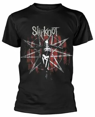 Buy Official Slipknot T Shirt Gray Chapter Star Logo Mens Black Classic Rock Metal • 16.28£