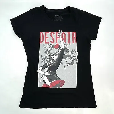 Buy Dangan Ronpa 3 Despair Graphic Black T-Shirt Anime Tee Cap Sleeve Women's Size L • 13.68£