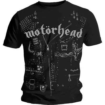 Buy Official Licensed - Motorhead - Leather Jacket T Shirt - Lemmy Metal Punk • 18.99£