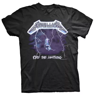 Buy Metallica Ride The Lightning Rock Heavy Metal Licensed Tee T-Shirt Men • 16.36£