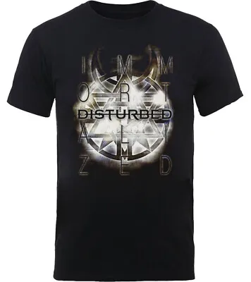 Buy Disturbed Symbol Black T-Shirt OFFICIAL • 15.19£