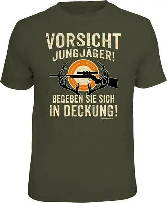 Buy Men Hunter T-Shirt - Caution Young Hunter - Funny Slogans T Shirts For Men • 19.03£