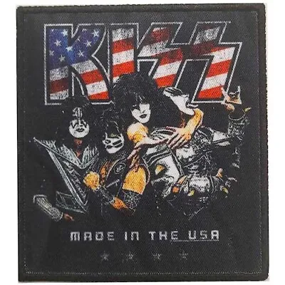Buy KISS Made In The USA : Printed IRON-ON PATCH 100% Official Licensed Merch • 4.50£
