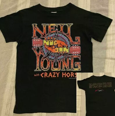 Buy Neil Young And Crazy Horse World Tour 1996 T-Shirt, 90s Neil Young Concert, Gift • 26.07£
