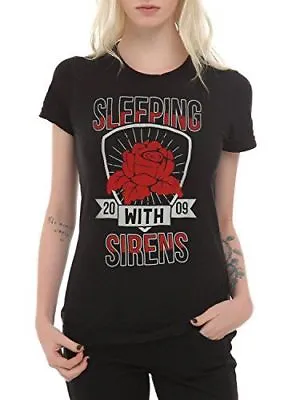 Buy Sleeping With Sirens Juniors Rose Shirt New 2XL, 3XL • 9.63£