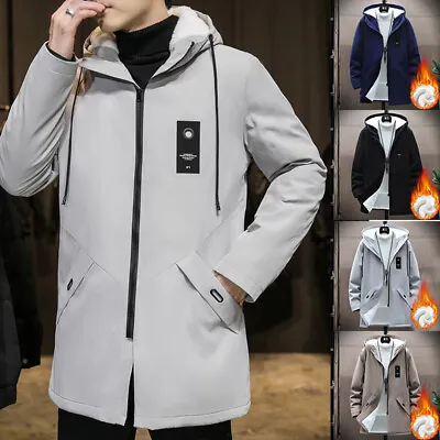 Buy Mens Casual Hooded Hip Hop Coat Sweatshirt Fleece Line Hoodie Fashion Jacket Top • 22.99£