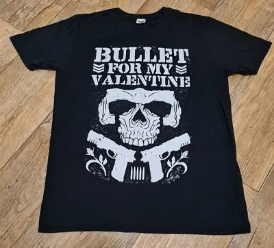 Buy Vintage Retro 90s Bright Bold Rock Bullet For My Valentine Band T Shirt Large • 13.99£
