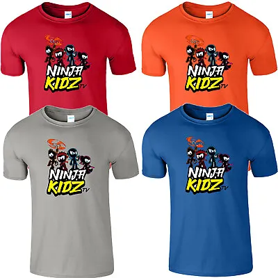 Buy Ninja Kidz Tv Gaming Youtuber T-Shirt Christmas Boys Girls Xmas Santa Tee Tshirt • 7.99£