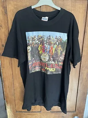 Buy The Beatles Sgt Peppers Lonely Hearts Club Band T-Shirt XL Vintage 90’s • 30£
