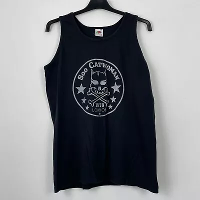 Buy Soo Catwoman Rare Punk Psychobilly T-Shirt Vest L • 5£