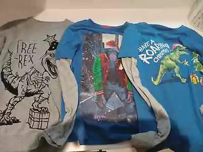 Buy Boys Next Blue Zoo Christmas Jumpers X3 Age 8-10 Years Excellent Condition • 10£