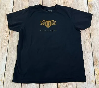 Buy Harry Potter Box Lunch Black T Shirt Size Youth Large Hufflepuff • 12.01£