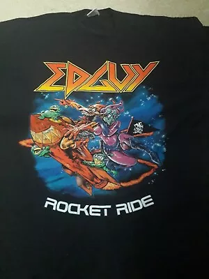 Buy Vintage Edguy Rocket Ride Tour Shirt XL • 40£