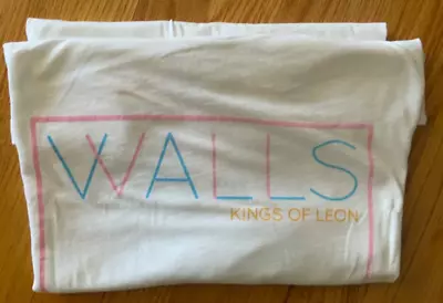 Buy Kings Of Leon 2017 Walls Tour Vintage Tour Official Concert T-Shirt 2XL Barking • 27.75£