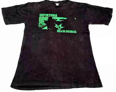Buy Vintage 2003 Sepultura Shirt Medium Revolusongs Australia Tour • 82.10£
