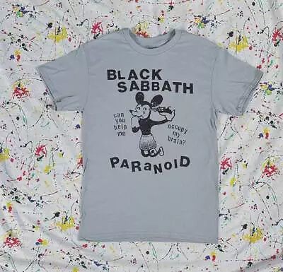 Buy Paranoid Shirt, Black Sabbath, Can You Hepl Me, Occupy My Brain • 19.36£