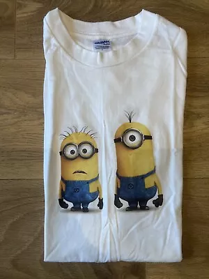 Buy Despicable Me Minions Men’s T-Shirt Ultra Rare & Very Cool New White Small • 0.99£