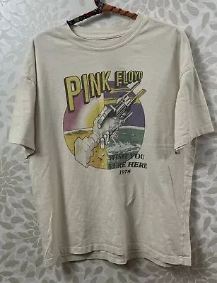 Buy Pink Floyd Wish You Were Here 1975 Women’s Small S Band Tee T Shirt Top White • 10.39£