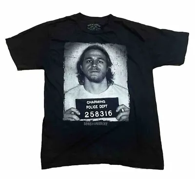 Buy Sons Of Anarchy Mug Shot Black T Shirt Men’s M • 15.68£