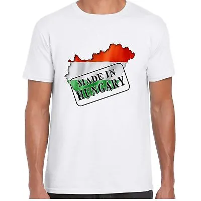 Buy Made In Hungary - Flag And Map - Mens T Shirt - Country, Gift, Tee • 10.99£