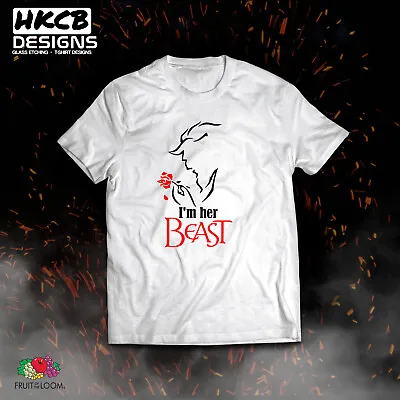 Buy Her Beast, Valentines T-shirt, Fun, Love, Couples, Beauty And The • 13.99£