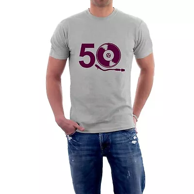 Buy Birthday Vinyl T-shirt 40th 50th 60th 70th Record Tee ESC • 14£