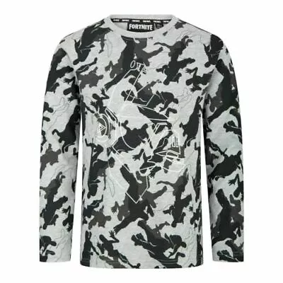 Buy FORTNITE Long Sleeve T Shirt DJ YONDER CAMO Sizes 7-14 Years Gamers Gift BNWT • 7.99£