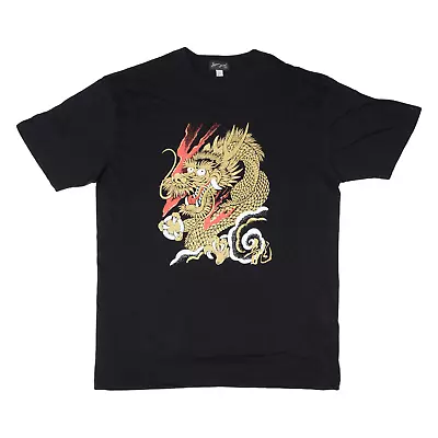 Buy JAPAN SHINE Dragon Mens T-Shirt Black 2XL • 9.99£
