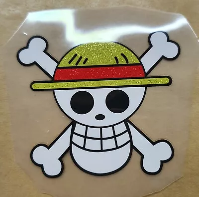 Buy One Piece Anime Straw Hat Pirate Smooth Iron On Heat Transfer Patch For Clothes • 2.25£