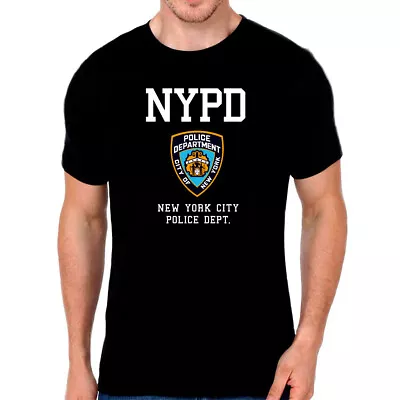 Buy New York T Shirt - NYPD POLICE BADGE T Shirt - USA Holiday Gift T Shirt • 9.49£