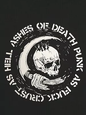 Buy Ashes Of Death T-shirt Size S M L XL 2XL Mob47 London Punk Crust GISM Crow Mob47 • 10£