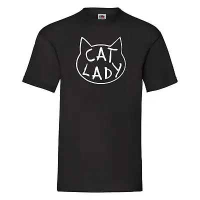 Buy Cat Lady T-Shirt - Funny T-Shirt For Cat Lovers, Cat Mum - Gift For Cat Owners • 13.99£