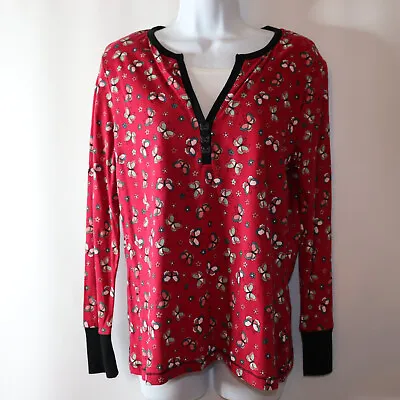 Buy Fang Girls Plus Red Butterfly Long Sleeve Xxl Shirt Nwt • 10.25£