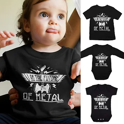 Buy Boys Girls I Am The Future Of Metal T-Shirt Or Baby Grow - Music Gift Punk Rock • 10.99£
