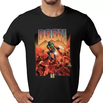Buy Doom Video Computer Game Graphic Vintage T-shirt Tee 5 Colours - All Sizes • 19.99£