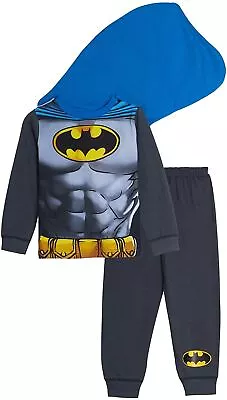 Buy Kids Batman Pyjamas Novelty Costume 33063 Cotton Pyjama Set • 6.99£