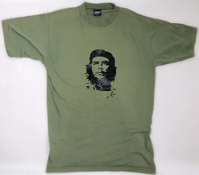 Buy Che Guevara T-shirt . Extra Large Xl Green Cotton Revolution Power To The People • 9.99£