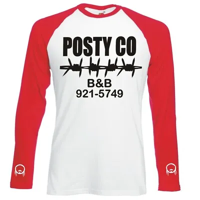 Buy Post Malone  Posty Co Logo  Raglan Longsleeve Baseball T-shirt • 18.99£