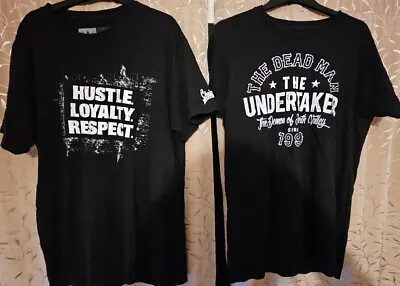 Buy John Cena Undertaker WWE T-shirts Mens Medium Hustle Loyalty Respect AEW  • 7£