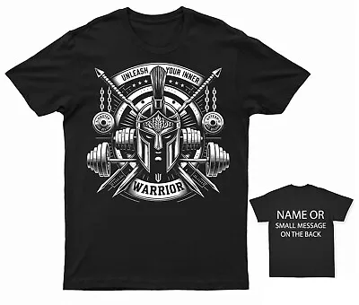Buy Inner Warrior Workout T-Shirt Unleash Strength Gym Tee Warrior Spirit Fitness Sh • 13.95£