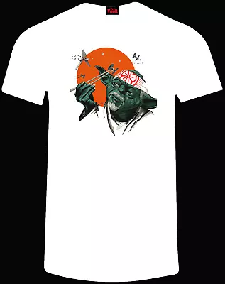 Buy Yoda Miyagi T-Shirt - Star Wars Karate Kid Darth Vader Mr.Miyagi Japanese • 16.99£