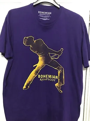 Buy Official Bohemian Rhapsody Queen Freddie Mercury Pose T-Shirt: Size XXL 2XL Mens • 14.99£