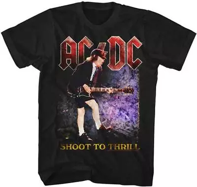 Buy ACDC Shoot To Thrill Live Men's T Shirt Official Heavy Metal Music Merch • 41.26£