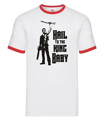 Buy Inspired By The Evil Dead  Hail To The King Baby  Ringer T-shirt • 14.99£