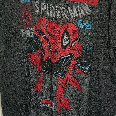 Buy MARVEL Spiderman Shirt Amazing Spider-Man Juniors Large • 1.89£