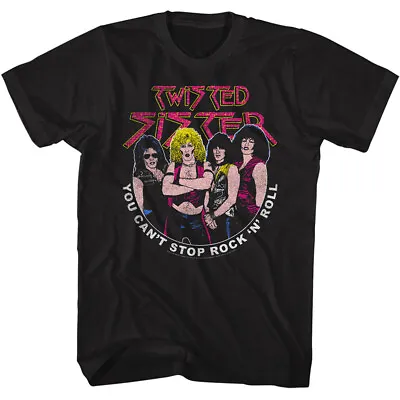 Buy Twisted Sister You Can't Stop Rock N Roll Men's T Shirt Metal Band Music Merch • 40.90£