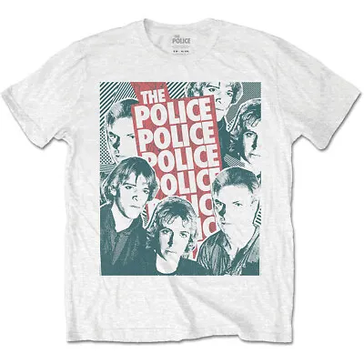 Buy The Police Half -Tone Faces T-Shirt  - OFFICIAL • 14.89£