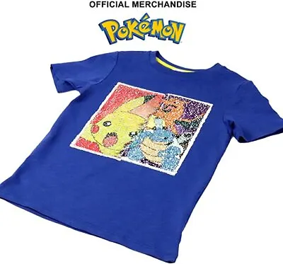 Buy Pokemon Pikachu Reversible Girls T Shirt • 5.99£