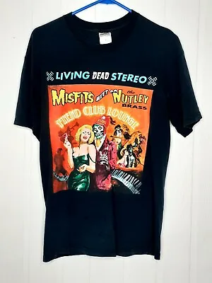 Buy Rare The Misfits Meet Nutley Brass Band Shirt Size Mens M • 43.39£